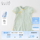 戴維貝拉（DAVE＆BELLA）女童連衣裙兒童漢服夏裝嬰兒寶寶國風(fēng)裙子小女孩