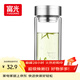 富光雙層玻璃杯 大容量高硼硅玻璃泡茶杯子 帶茶隔商務(wù)辦公水杯男女士