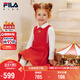 FILA斐樂(lè )兒童童裝連衣裙2026年春季女小童兩件套連衣裙