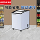 海雪曲面雪糕冰柜商用大容量弧面冷藏冷凍兩用超市點(diǎn)菜保鮮島柜展示柜透明玻璃臥式冰箱 0.53米曲面柜