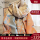 viney冬季圍巾女保暖圍脖長(cháng)款外搭兩用披肩生日禮物送女友老婆 【橘色禮盒裝】實(shí)用輕奢高檔