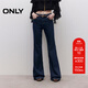 ONLY2025秋季新款設計感舒適修身長(cháng)褲喇叭褲牛仔褲女|125432072 J37 1000洗水藍牛仔 M M標準褲長(cháng)