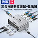 優(yōu)聯(lián)kvm切換器三進(jìn)一出hdmi 3進(jìn)1出4K高清切屏器分屏器 三個(gè)主機筆記本共用一個(gè)顯示器鍵盤(pán)鼠標控制 【4K高清】HDMI3進(jìn)1出(贈HDMI線(xiàn)3條）
