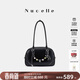 紐芝蘭（NUCELLE）包包女款2026輕奢大容量水桶包飛馬通勤單肩手提包生日禮物送女生