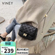 viney包包女包牛皮小眾斜挎包品牌單肩鏈條包生日禮物高級感送女友老婆