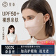 夏秦100%真絲防曬口罩防紫外線(xiàn)女輕薄口罩女春夏開(kāi)車(chē)透氣桑蠶絲臉罩 【絲霧咖】真絲16姆米防曬口罩