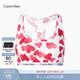 Calvin Klein內衣女士海邊可外穿ck無(wú)鋼圈輕運動(dòng)工字背心文胸 FVC-白色桃心 M