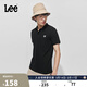 Lee標準版防曬紫外線(xiàn)刺繡logo涼感短袖男女同款情侶polo衫休閑潮