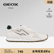 GEOX杰歐適早春男鞋舒適百搭圓頭厚底運動(dòng)低幫時(shí)尚休閑情侶鞋 白色 42