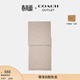 蔻馳（COACH）奧萊女士經(jīng)典標志裹巾圍巾 淡褐色