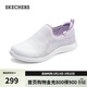 斯凱奇（Skechers）女鞋春季軟底外穿平底鞋低幫休閑單鞋舒適一腳蹬健步鞋104486