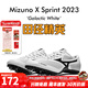 美津濃（MIZUNO）美津濃新款 田徑精英Mizuno X SPRINT男女比賽訓練短跑釘鞋 U1GA232403 42.5