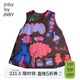 jnby by JNBY新款江南布衣嬰童羽絨背心連衣裙可愛(ài)萌趣24冬女童嬰兒YOBG11020 853/雜桔 80 充絨量8g
