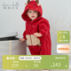 戴維貝拉【動(dòng)物園】女寶衣服外出服嬰兒連體衣秋裝男寶外套裝