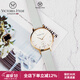 VICTORIA·HYDE 雅致手表女簡(jiǎn)約氣質(zhì)女表小眾學(xué)生ins風(fēng)高級感維多利亞海德石英表 薄荷藍（皮帶）