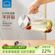 樂(lè )扣樂(lè )扣（LOCK&LOCK）涼水壺耐熱玻璃水壺泡茶檸檬水果水杯子家用大容量玻璃茶水杯1.6L