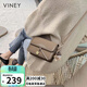 viney牛皮包包女包時(shí)尚斜挎小方包輕奢單肩包生日禮物高級感送女友老婆