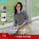 茵曼毛衣女POLO領(lǐng)冬季套頭2026春季針織衫通勤長(cháng)袖毛衣上裝 格調灰 XL
