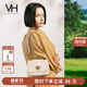 VANESSA HOGAN VH女包太陽(yáng)神系列復古郵差小包牛皮通勤斜挎包包送女友生日禮物