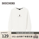 斯凱奇（Skechers）女士加絨套頭衛衣寬松簡(jiǎn)約長(cháng)袖T恤衫L425W011