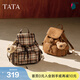 TATA他她書(shū)包款雙肩包初中生ins小眾包高中生輕便包X3527DX5 棕色 F