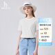 哈吉斯（HAZZYS）女裝 春季女士圓領(lǐng)文藝細條紋T恤衫ASTSE0BBE68