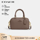 蔻馳（COACH）【品牌直供】禮物女士SATCHEL小號單肩手提斜挎包深褐色CT776