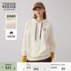 Teenie Weenie小熊女裝連帽衛衣冬季時(shí)尚美式帽衫簡(jiǎn)約休閑上衣外套 乳白色 M (165)