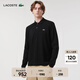 LACOSTE法國鱷魚(yú)男裝秋冬經(jīng)典版L.12.12系列棉質(zhì)長(cháng)袖polo衫|L1312 031/黑色 L 5