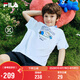 FILA X UNDERBOBO聯(lián)名兒童短袖T恤2026年夏季男女小童上衣