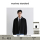 MUSINSA STANDARD韓國男女同款大碼簡(jiǎn)約夾克外套 黑色(BK) XL