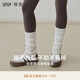 gigt極吉瑜伽襪女秋冬保暖顯瘦長(cháng)筒堆堆襪套百搭普拉提瑜伽襪套