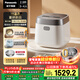 松下（Panasonic）【國家補貼】飯光光2.0電飯煲0涂層IH家用電飯鍋3-4人母嬰級無(wú)涂層不銹鋼2.9L一級能效SR-HNS102-W