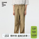 pommedeterre[新款]蓬馬大童長(cháng)褲子棉質(zhì)純色工裝25夏裝男女兒童 261/灰卡其 120 cm