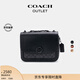 蔻馳（COACH）【專(zhuān)享直降】奧萊女士女包經(jīng)典標志鉚釘裝飾MADISON單肩包斜挎 混合木炭灰色黑色(新款)