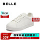 百麗休閑小白鞋秋季百搭板鞋B2687CM5 白色 36