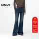 ONLY2025秋季新款約克線(xiàn)剪裁設計高腰喇叭褲牛仔褲女|125432004 J35 510洗水牛仔藍 M M標準褲長(cháng)