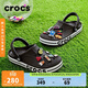 卡駱馳（CROCS）貝雅卡駱班洞洞鞋|205089 黑色/白色-066   36 /37(220mm)  
