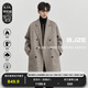 伯爵卓爾駱駝絨羊毛混紡雙面呢大衣男中長(cháng)款2025秋冬新款通勤男裝外套 焦糖瑪奇朵 【1代 - 無(wú)內膽】 L (175)