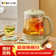 小熊（Bear）多功能桌面養生壺養生杯燒水壺煮茶壺花果茶煮茶器富氫水減緩氧化進(jìn)口溫控恒溫保溫電熱水壺玻璃燉 YSH-D15X5  容量 1.5L