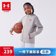 安德瑪（Under Armour）男女童加絨連帽針織外套2024秋冬保暖外套244124101