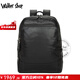 Walker Shop【品牌精選】男士雙肩包男百搭書(shū)包新款商務(wù)電腦包牛皮背包雙肩包 黑色（可放16 吋電腦） 29*41*12
