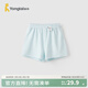 童泰（TONGTAI）女寶寶短褲夏季嬰兒褲子女童薄款安全褲兒童外出提花打底褲 藍色 80