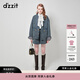 DZZIT地素牛仔絎棉短褲秋冬復古丹寧女 藍色 M