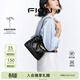 菲安妮（FION）音符系列水桶包女包流浪包軟皮單肩包新款生日禮物 經(jīng)典黑-小款（不含掛件） 中包