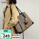viney包包女包帆布托特包大容量品牌單肩大包生日禮物高級感送女友老婆