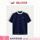 HOLLISTER小海鷗圖案棉質(zhì)重磅短袖T恤25夏男裝324-5464 海軍藍 L (180/108A)