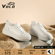 VOLO犀?！境梢阃钆啃驴钚“仔竦自龈甙逍钚蓍e鞋 白色 （女款）厚底6cm 36