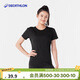 迪卡儂運動(dòng)速干衣女夏季跑步透氣T恤健身上衣經(jīng)典黑M 4878766