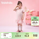 巴拉巴拉童裝兒童連衣裙女童寶寶裙子夏裝2025學(xué)院polo裙繡花208225111020